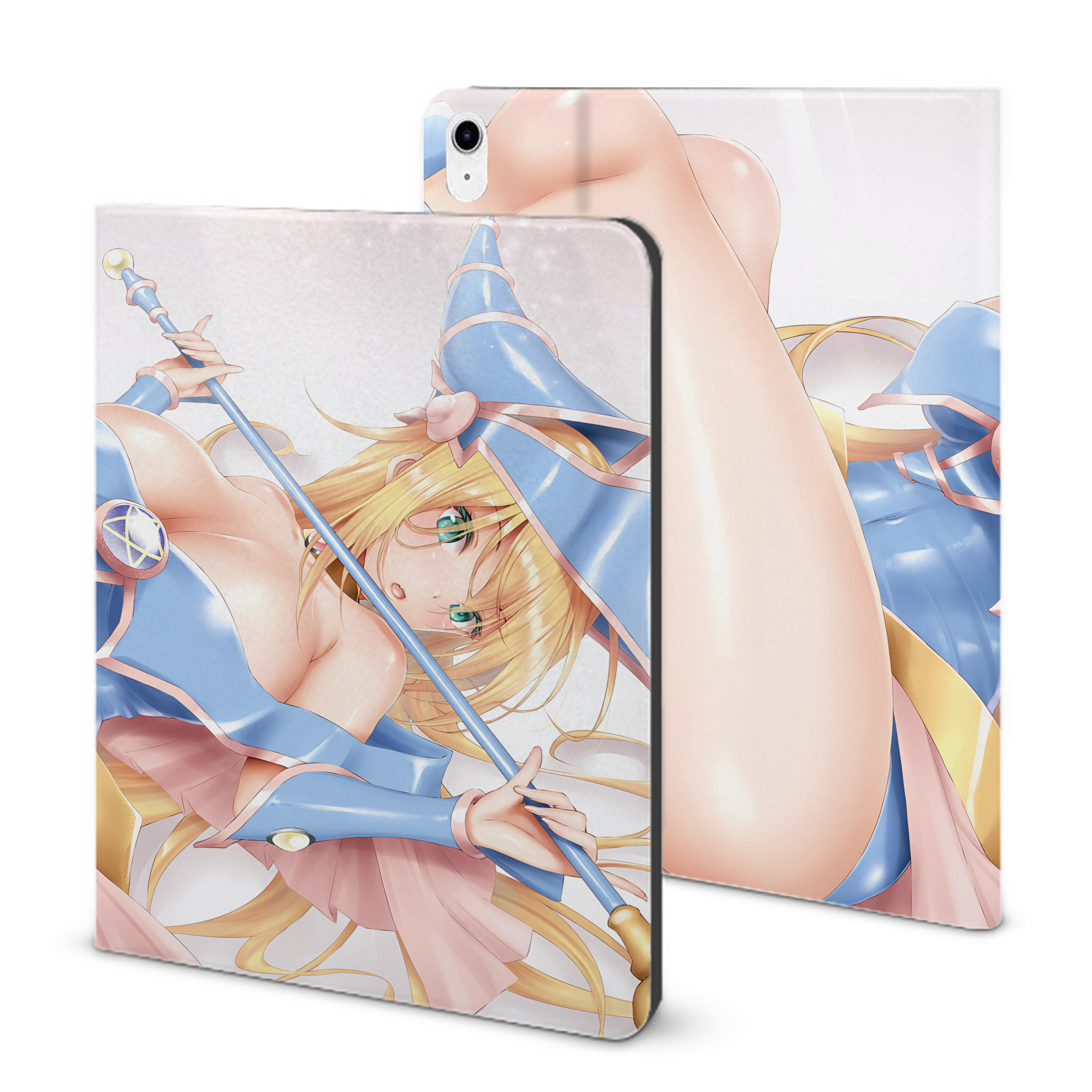 （画像用） 遊☆戯☆王 Yu-Gi-Oh! IPad ケース ブック型 PUレザー TPU 耐衝撃 軽量 薄型 ペン収納なし 全面保護 IPad 各モデル対応